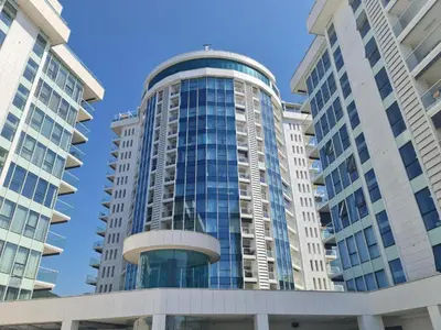 a view of two tall buildings at TC BiG APARTMENTS in Budva