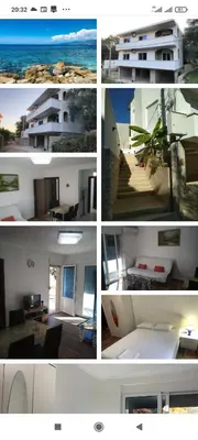 a collage of different pictures of a house at Kod Senada in Utjeha