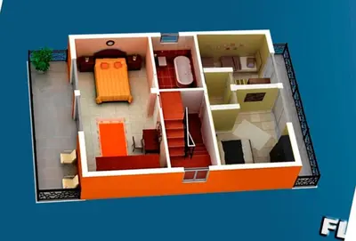 a model of a small house at Villa Tivat in Tivat