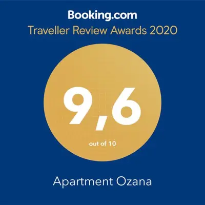 a symbol forzaza with the number in white at Apartment Ozana in Kotor