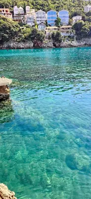 a large body of water with buildings in the background at Sweet Sea Villa in Utjeha