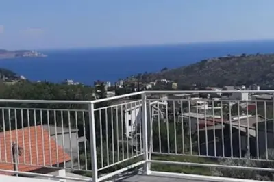 a view from the balcony of a house at Sutomore Panorama Apartment in Sutomore