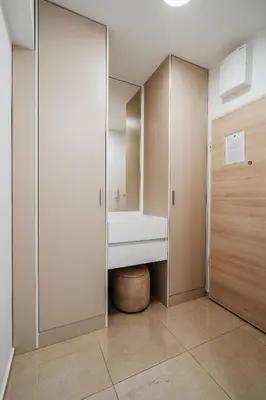 a bathroom with a sink and a mirror at Status-M Apartments 153 in Becici