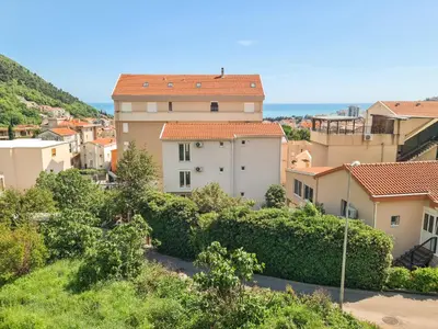 a view from the roof of a building at Lemon&Olives in Budva