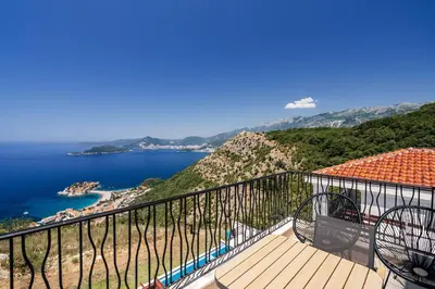a balcony with a view of the ocean at Monte Living by In Property in Ðenaši