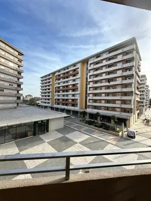 a view of two apartment buildings from a balcony at Cozy 1bd apartment Central point-GARAGE available 5e per day in Podgorica