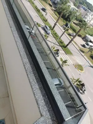 a view of a street from the window of a building at Al Mare in Ulcinj