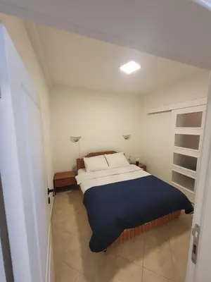 a bedroom with a large bed in a room at Apartman Vučko in Rafailovici