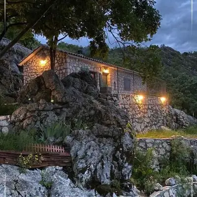 Panorama Stone Houses - Skadar Lake