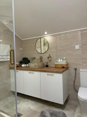 a bathroom with a sink and a toilet at Oasis of peace in Budva