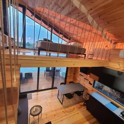modernes Holzhaus