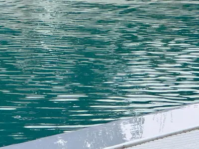 a close up of the water in a swimming pool at Baloci hills in Gornja Gorica
