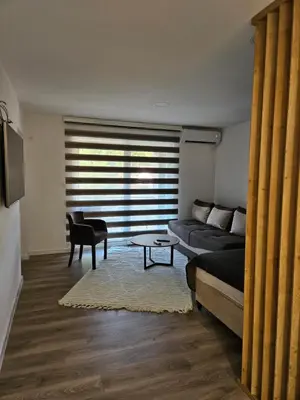 a living room with a couch and a table at Apartment Anita Cetinje 2 in Cetinje