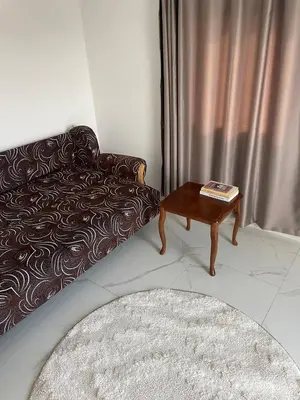 a room with a couch and a coffee table at Private house in the Capital City of Montenegro in Podgorica