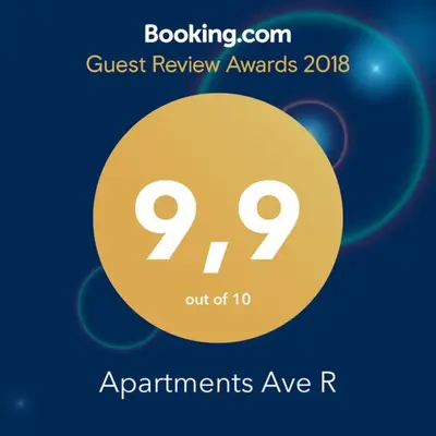a sign that reads quest review awards applicants avr at Apartments Ave R in Kotor