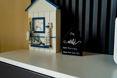 a toy house sitting on top of a table at Southern Retreat in Podgorica