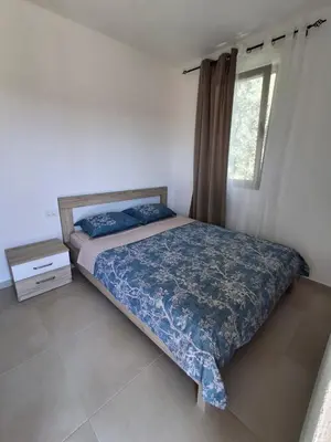 a bedroom with a bed and a window at Tims apartment in Mrčevac