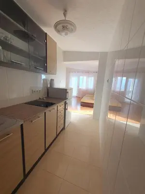 a kitchen with a sink and a counter top at Traumhafte Wohnung mit Meerblick in Sutomore in Sutomore