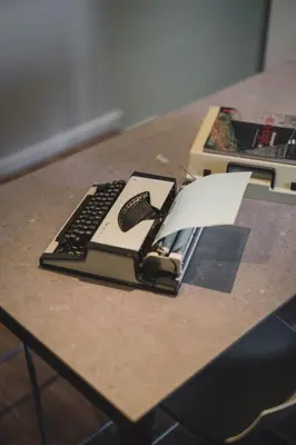 a computer keyboard sitting on top of a table at Moon apartment 2 in Podgorica
