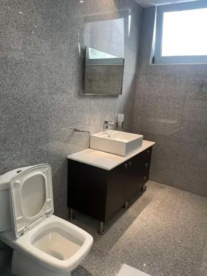 a bathroom with a toilet and a sink and a mirror at Casa Klei in Ulcinj