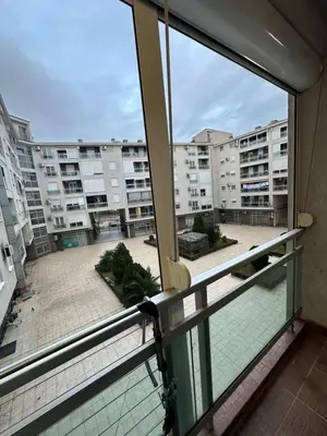a view from the balcony of a apartment building at IN apartment in Podgorica