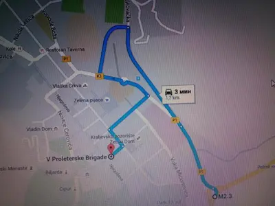 a close up of a map at Apartment Tea in Cetinje