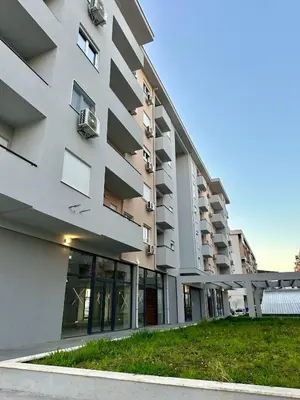 an exterior view of an apartment building at Tre Sorelle in Podgorica