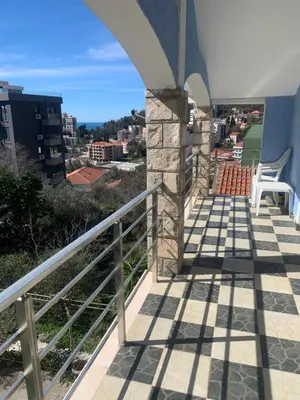 a balcony with a view of a city at Galicia Hill in Boreti