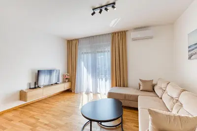Gallery image of Warm-colored stylish apartment in Budva