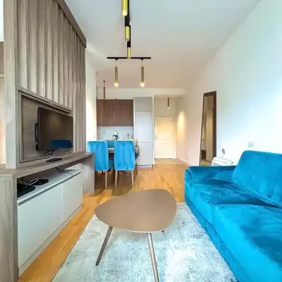 Luxe Beachfront Stay in Bečići with Pool