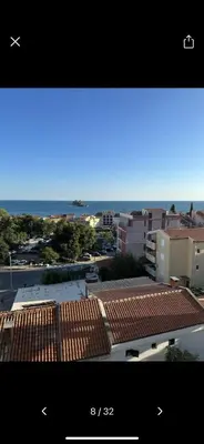 a view of a city with roofs of buildings at Njaro Del Mar 18 in Petrovac na Moru