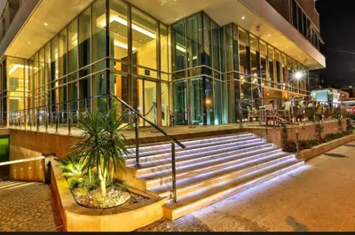 a building with stairs in front of a building at Apartment WOW Budva - With free parking in Budva