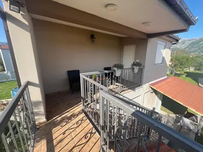 a balcony of a house with a railing at Casa di Lipa in Bar