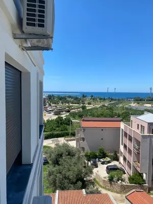 a view from the balcony of a building at Alex apartment Bar in Bar