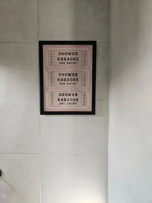a picture of a sign on a wall at Cloud 9 Apartment in Lajkovići