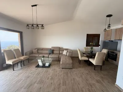 a living room with a couch and a table at Salakovic Country Estate in Bar