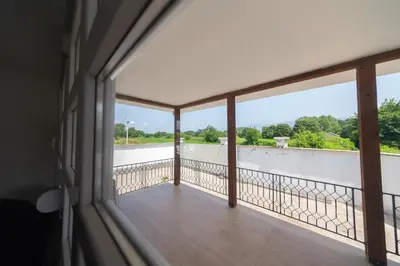 a view from the balcony of a house at Holiday Home Soul