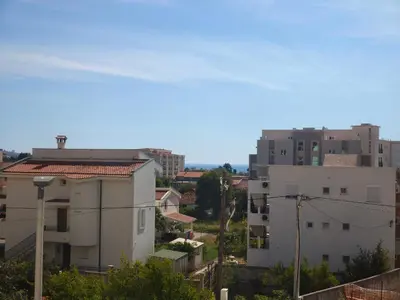 a view of a city with tall buildings at Sea & Sand Apartment in Bar