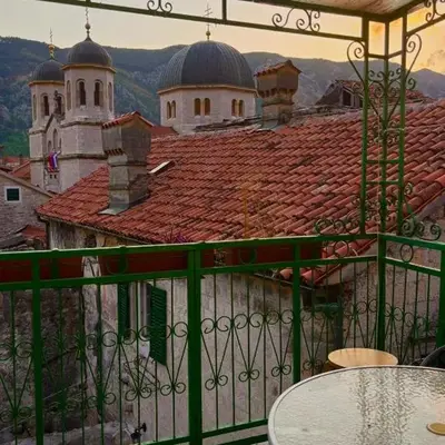 Balcony with Old Town view