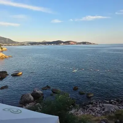 Beachfront Blue Panorama