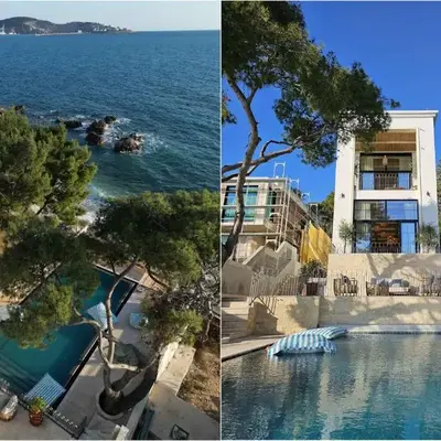 High-End Villa with Private Beach Access