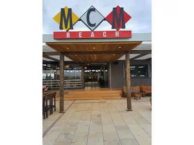 a view of the front of the mca beaumont building at Perla Luxury in Ulcinj