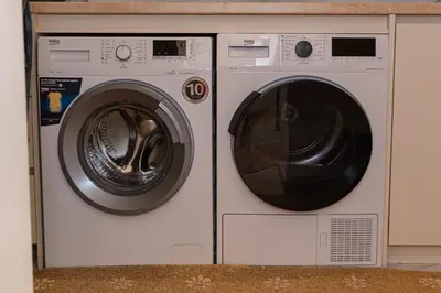 two washing machines sitting next to each other at Villa Stella in Bar