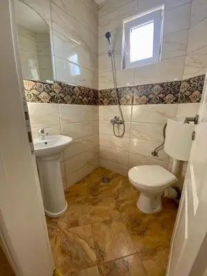 a bathroom with a toilet and a sink at Apartman Buki in Bjeliši