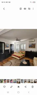 a bedroom with two beds in a room at Ana in Becici