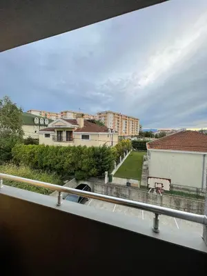 a view of a city from a balcony at Apartment Peace in Podgorica