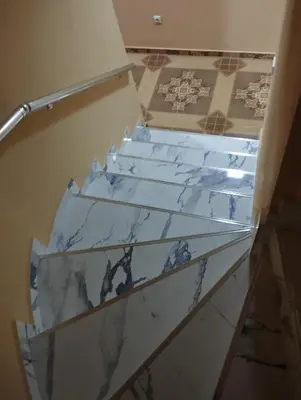 a box of marble counter tops in a room at Grandino rooms& apartments in Ulcinj