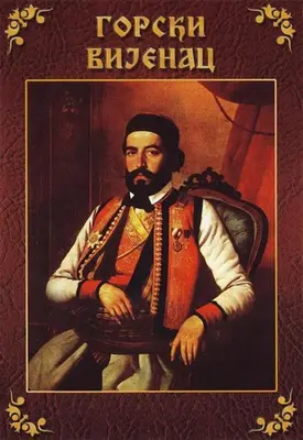 a picture of a painting of a man in at Hamza Apartment Sea View Dobra Voda in Dobra Voda