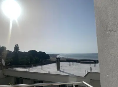 a view of a skate park from a building at Sand and Sea Apartments in Ulcinj