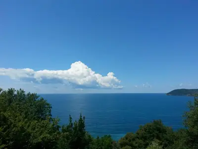 a view of a large body of water at Apartment Sofia in Sutomore